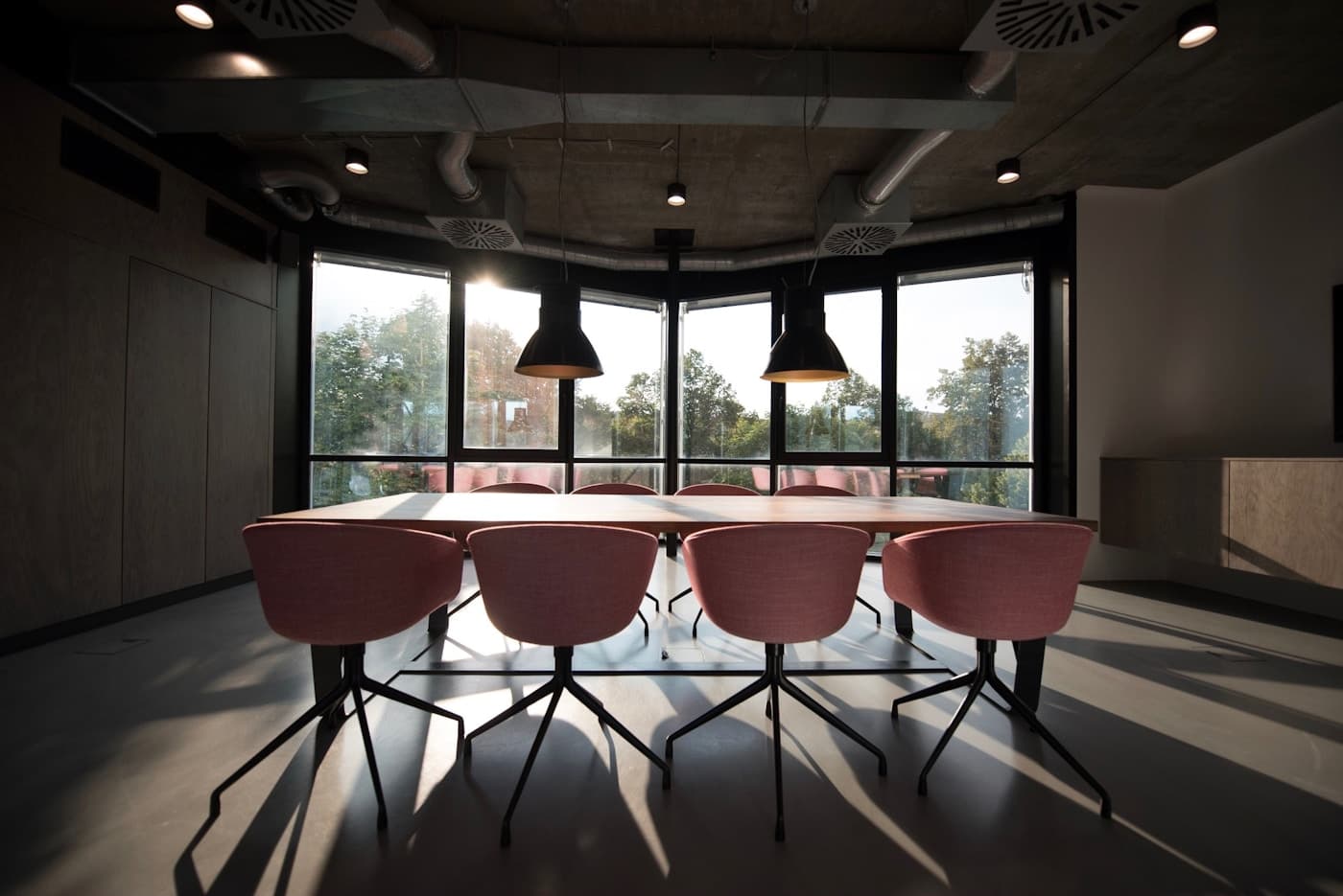 A modern, calm office reception space representing Atferd's private clinical practice.